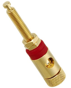 Terminal głośnikowy pozłacany - KaCsa Audio BP-227G