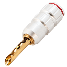 Wtyk bananowy pozłacany - KaCsa Audio BP-026G