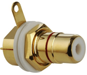 Gniazdo montażowe RCA - KaCsa Audio RJ-135GT