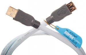 Kabel/przedłużacz USB 2.0 A żeński - A męski - Supra USB 2.0 A-A M/F 2m