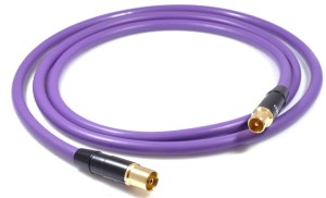 Kabel antenowy z wtykiem i gniazdem antenowym IEC - Melodika MDANTGW30 3m