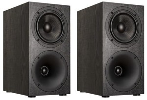 Kolumny głośnikowe podstawkowe (para) - Wilson Studio 3 Czarne