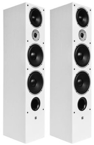 Kolumny głośnikowe podłogowe - Wilson Raptor 9 MAX Białe