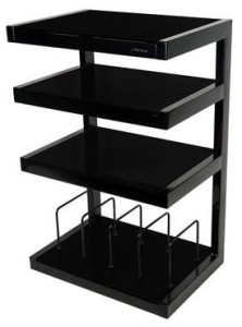 Szafka audio - Norstone Esse HiFi Vinyl Black 