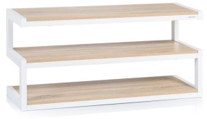 Stolik Hi-Fi - Norstone Esse AV White/Oak