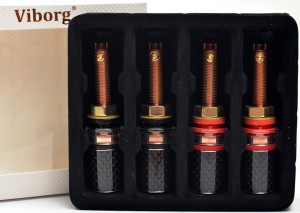 Terminale głośnikowe z czystej miedzi - Viborg BP614 4 szt. | RATY 0% | SALA ODSŁUCHOWA POZNAŃ