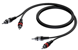 Kabel 2x RCA - 2x RCA - Procab CAB800/1.5 1.5m