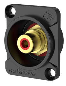 Gniazdo panelowe typu RCA - ROXTONE RF2D-B-R