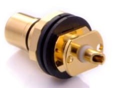 Gniazdo montażowe RCA pozłacane - KaCsa Audio RJ-166G