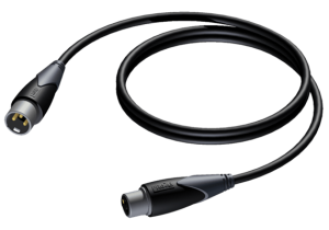 Kabel XLR męski - XLR żeński - Procab CLA901/0.5 0.5m