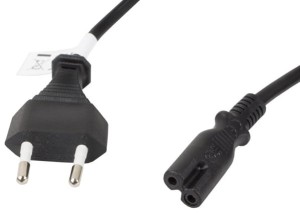 Kabel zasilający - Lanberg  Z24262 (CA-C7CA-11CC-0018-BK)