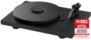 Gramofon analogowy z wkładką (Pick it S2 C) - Project Debut PRO S Czarny