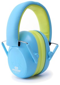 Słuchawki wyciszające, ochronne dla dzieci - Mozos KM-5 Niebieskie