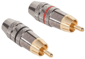 Wtyk RCA metalowy HD-291