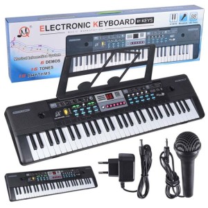 Keyboard klawisze organy z mikrofonem dla dzieci - MQ 601 UFB