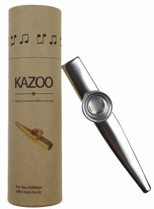 Kazoo metalowe - Kera Audio K-1S Srebrny