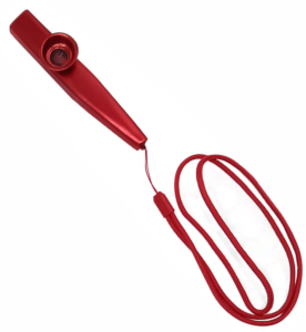 Kazoo metalowe - Kera Audio K-1/WB Czerwone