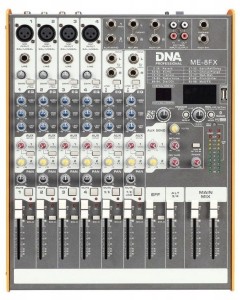 Mikser audio 8-kanałowy USB Bluetooth - DNA ME-8FX