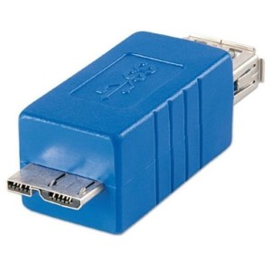 Adapter USB 3.0 gn.A -> wtyk Micro-B - Lindy 71274