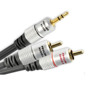 Kabel 2xRCA - jack 3.5mm - Prolink Exclusive TCV 3420 7.5m