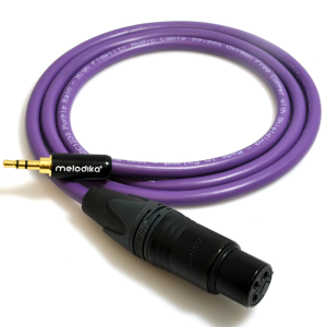 Kabel jack 3.5mm - XLR - Melodika MDMJX50 5m