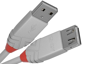 Przedłużacz USB 2.0 typ A - Lindy Anthra Line 36713 2m