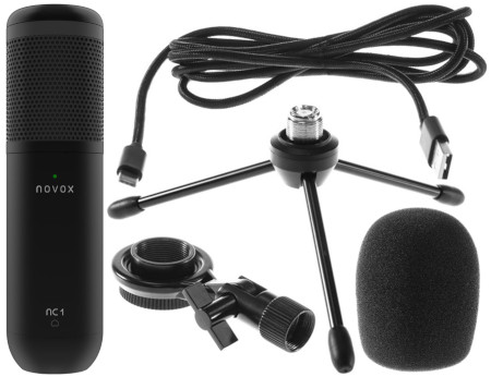 Mikrofon pojemnościowy - Novox NC-1 (NC1) New Edition 2022 Black
