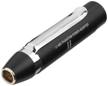 Adapter zasilania phantom do mikrofonów elektretowych - Monacor MA-500
