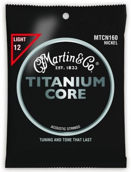 Struny do gitary akustycznej - Martin MTCN160 Titanium 12-55