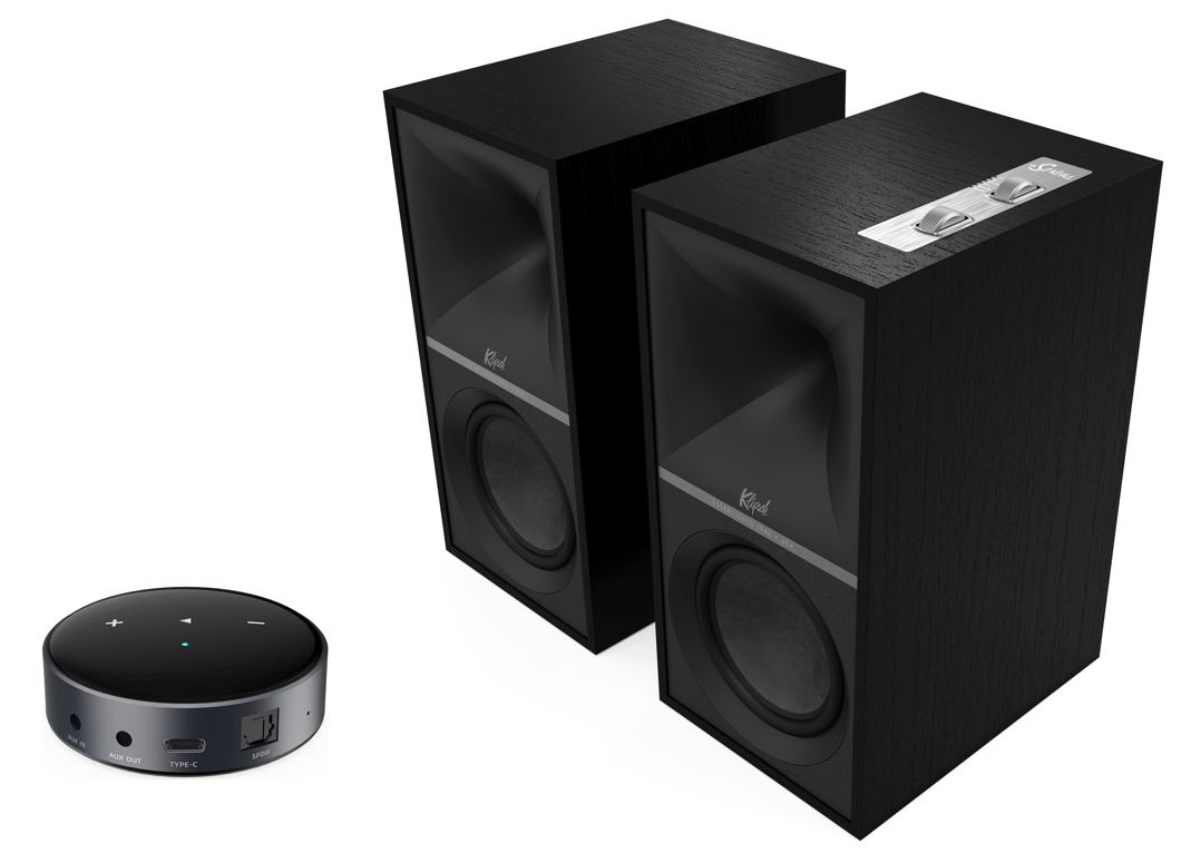 Aktywne kolumny podstawkowe para + Odtwarzacz sieciowy streamer - WiiM Mini - Klipsch The NINES Black | RATY 0% | SALA ODSŁUCHOWA POZNAŃ
