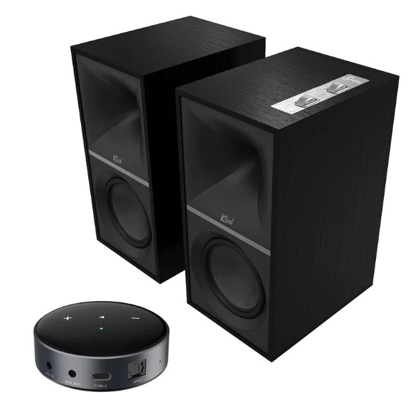 Aktywne kolumny podstawkowe (para) + Odtwarzacz sieciowy streamer - WiiM Mini - Klipsch The Sevens Black | RATY 0% | SALA ODSŁUCHOWA POZNAŃ