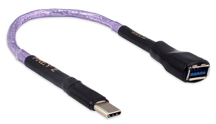 Adapter/przejściówka USB C - typ A - Nordost Frey 2 USB C 0,17m