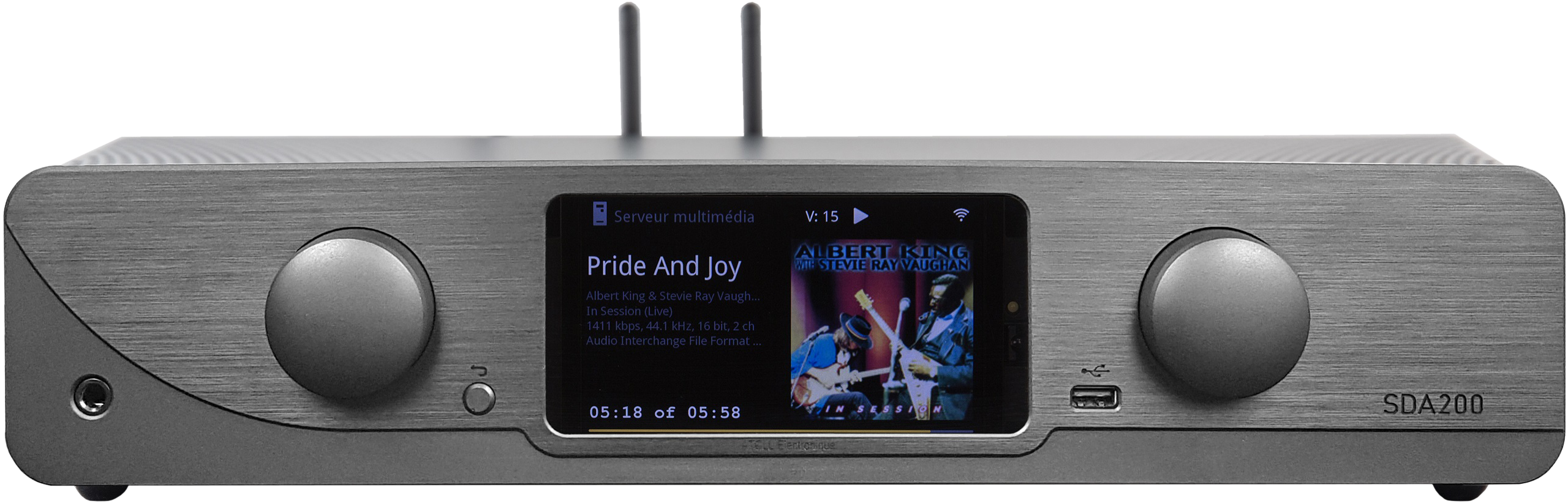 All-In-One, streamer, wzmacniacz, DAC - Atoll SDA-200 Signature Czarny