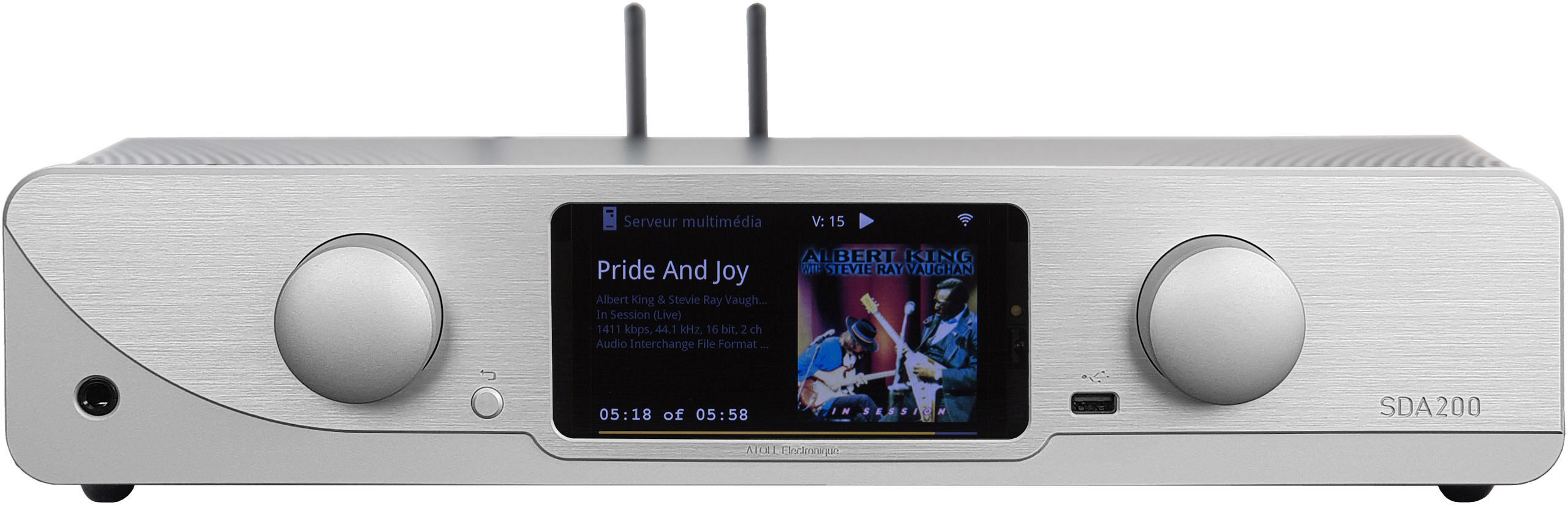 All-In-One, streamer, wzmacniacz, DAC - Atoll SDA-200 Signature Srebrny